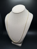 26" 10K Yellow Gold Rope Chain 2.5mm 11.0g