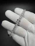 8" 4mm silver moissanite tennis bracelet, 14.09ctw D VVS1, 12.9g – Ott Family Jewelry (3)