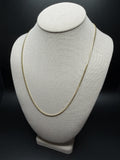 22" 10k Yellow Gold Cuban 2.5mm 9.4g