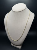 24" 14K Yellow Gold Ice Chain 2.5mm 10.66g