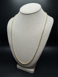 26" 14k Yellow Gold Rope 3mm 20.1g