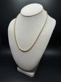 20" 14K Yellow Gold Franco 4mm 37.4g