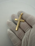 2 inch Latin cross pendant in 14K yellow gold, 3.13g, view 3 - Ott Family Jewelry
