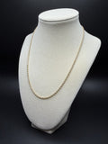 18" 2mm 14K yellow gold rope chain, 6.6g – Ott Family Jewelry (3)