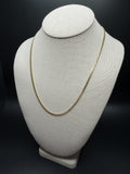 20" 14K Yellow Gold Cuban Chain 3mm 13.22g