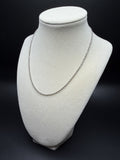 16" 14K White Gold Rope 1.6mm 3.46g