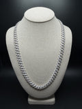 24" 10mm silver moissanite Cuban chain, 20.5ctw D VVS1, 103.5g – Ott Family Jewelry (3)