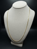 26" 14k Yellow Gold Cuban 2.5mm 13.14g