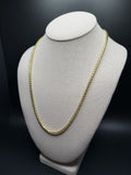22" 3.5mm 14K yellow gold Franco chain, 48.2g – Ott Family Jewelry (3)