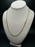 22" 14k Yellow Gold Cuban 4mm 27.0g