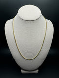 22" 10k Yellow Gold Cuban 3mm 12.9g