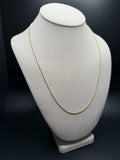 22" 10k Yellow Gold Franco 1mm 3.94g