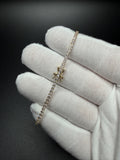 7" 14K Yellow Gold 2.00ctw E-F VS Lab Diamond Tennis EGL Certified – 2mm – 4.5g