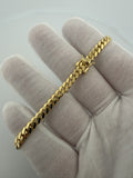 8" 10k Yellow Gold Cuban 5mm 14.62g
