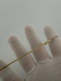 10" 1.75mm solid 10K yellow gold Cuban link anklet, 2.42g – Ott Family Jewelry (3)