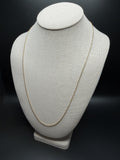24" 14K Yellow Gold Herme$ 1.8mm 5.05g