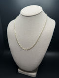 20" 14k Yellow Gold Paperclip 3mm 2.4g