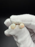 6mm natural opal stud earrings, 14K yellow gold, 0.5g – Ott Family Jewelry (3)