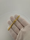 7 inch 5mm Cuban link bracelet in 14K yellow gold, 14.6g, view 3 - Ott Family Jewelry