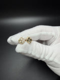9mm 14K yellow gold clover stud earrings, 1.62g – Ott Family Jewelry (3)