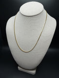 22" 2.5mm solid 10K yellow gold Cuban link chain, 9.05g – Ott Family Jewelry (3)