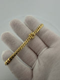 7.5" 5mm solid 14K yellow gold Cuban link bracelet, 15.6g – Ott Family Jewelry (3)