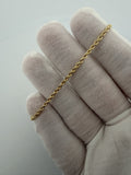 7" 10k Yellow Gold Rope 2.5mm 3.1g