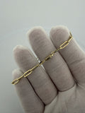 7" 14k Yellow Gold Paperclip 4mm 1.82g