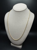 24" 3mm 14K yellow gold rope chain, 18.3g – Ott Family Jewelry (3)