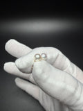 6mm 10k Yellow Gold Freshwater Pearl Studs 0.85g