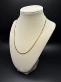 18" 10k Yellow Gold Cuban 2.5mm 8.62g