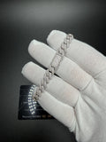 7" 8mm silver moissanite Cuban bracelet, 4.3ctw D VVS1, 20.9g – Ott Family Jewelry (3)