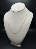 20" 14K Yellow Gold Curb 1.5mm 2.3g