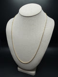 24" 14K Yellow Gold Rope Chain 2.5mm 11.4g