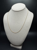 20" 14k Yellow Gold Franco 1mm 3.6g