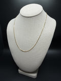 20 inch 1.5mm snake chain in 14K yellow gold, 2.4g, view 3 - Ott Family Jewelry