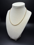 16" 14K Yellow Gold Rope 2.7mm 12.8g