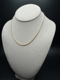 16" 14K Yellow Gold Rope Chain 2.5mm 7.53g