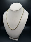 20" 14k Yellow Gold Franco 3mm 28.3g