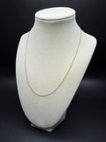 17-18" 14K Yellow Gold Herme$ Link 1mm 2.1g