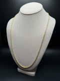 26" 10k Yellow Gold Rope 3mm 17.9g