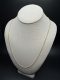 24" 14K Yellow Gold Franco Chain 1.8mm 9.3g