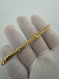 8" 14k Yellow Gold Cuban 5mm 16.65g