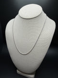 20" 14k White Gold Franco 2mm 7.42g