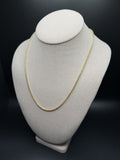 20" 14k Yellow Gold Franco 2.2mm 15.12g
