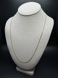 24" 14K Yellow Gold Curb 2mm 4.63g