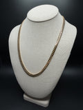 21 inch 6mm handmade Cuban link chain in 18K yellow gold, 75.0g, view 3 - Ott Family Jewelry