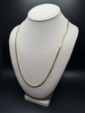 24" 14k Yellow Gold Cuban 4mm 29.82g
