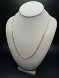 22" 14k Yellow Gold Paperclip 3mm 5.2g