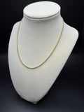 16" 14K Yellow Gold Rounded Box 2mm 3.04g